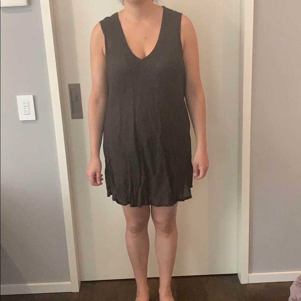 CP Shades black linen tunic